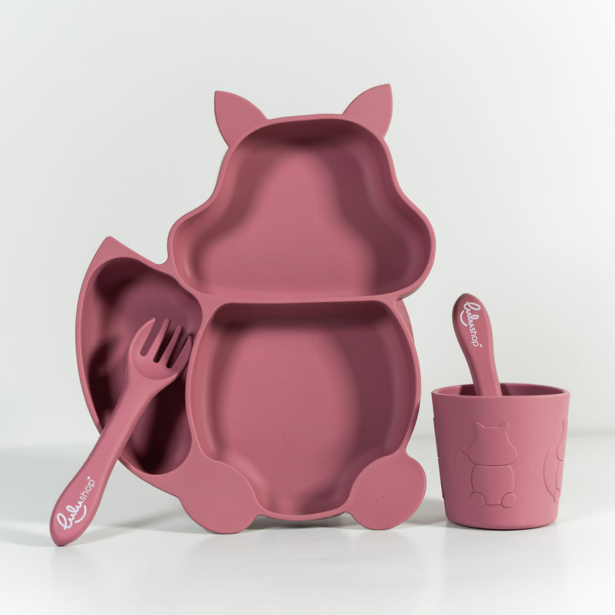 Set Lulushop Diversificare si Hranire 4 piese - Veverita - Pink Daisy