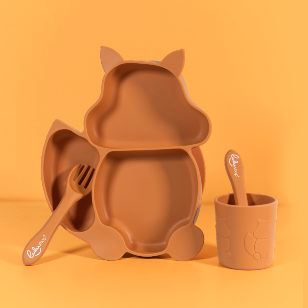 Set Lulushop Diversificare si Hranire 4 piese - Veverita - Reddish Orange
