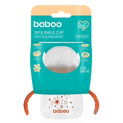 Baboo® Căniță cu guriță din silicon, 150 ml, 6 luni+