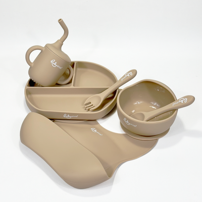 Set Lulushop Diversificare si Hranire 6 piese - Gentle Bites - Light Apricot
