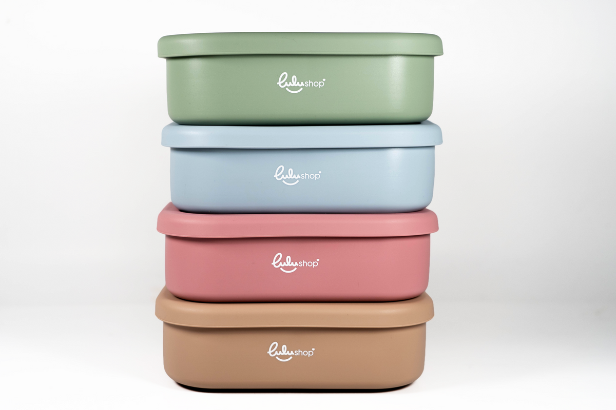 Scatola Pranzo Silicone Light Ocean Blue