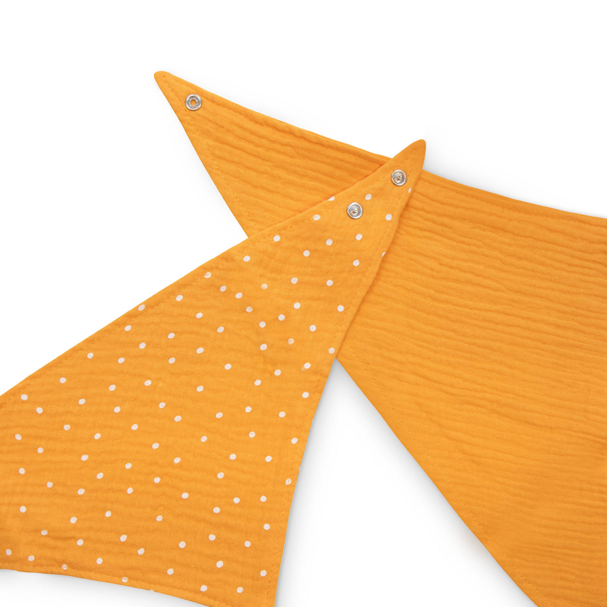 Baboo® bandane mussola doppio strato 2 pz. Arancione