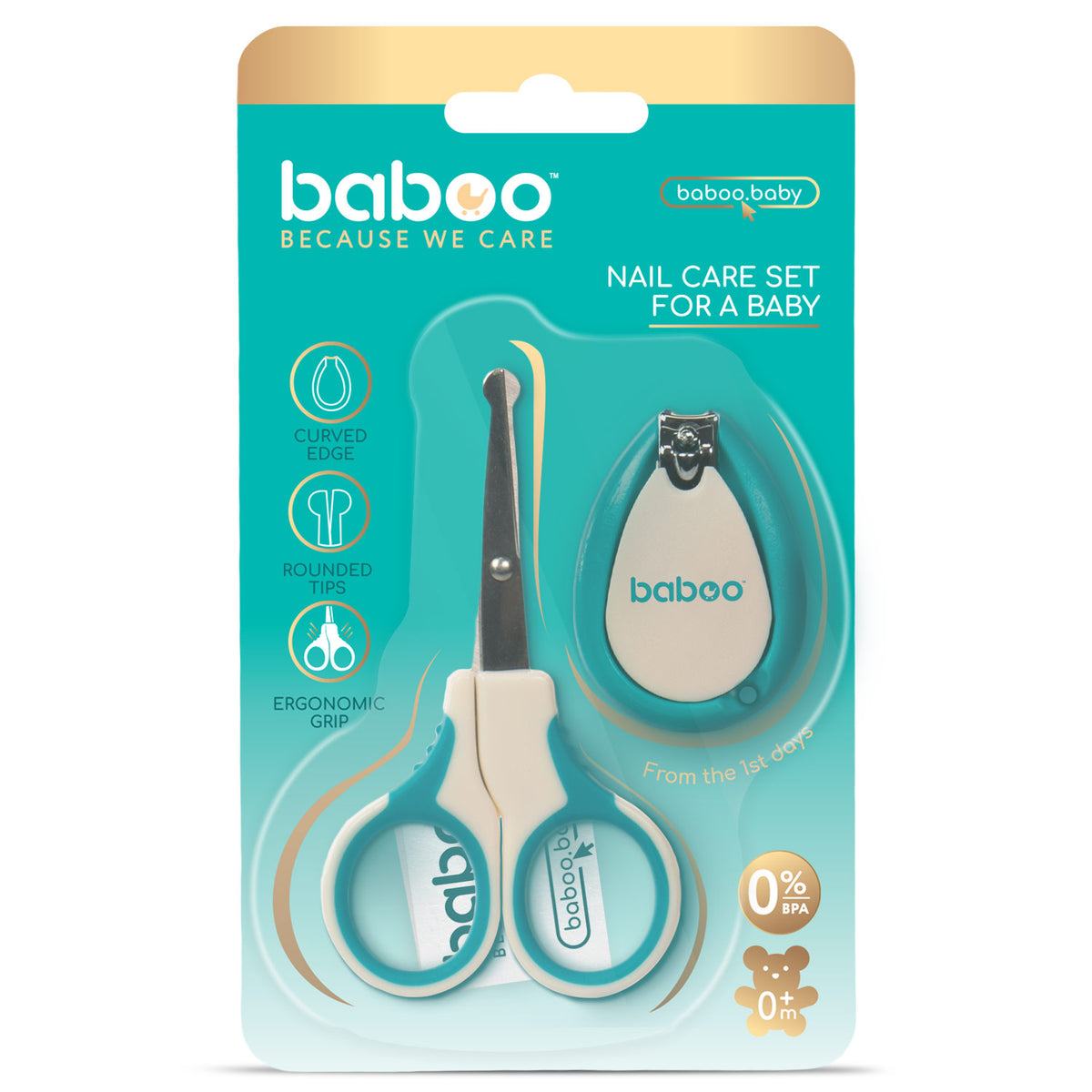 Baboo® set manicure per neonati 0+ mesi