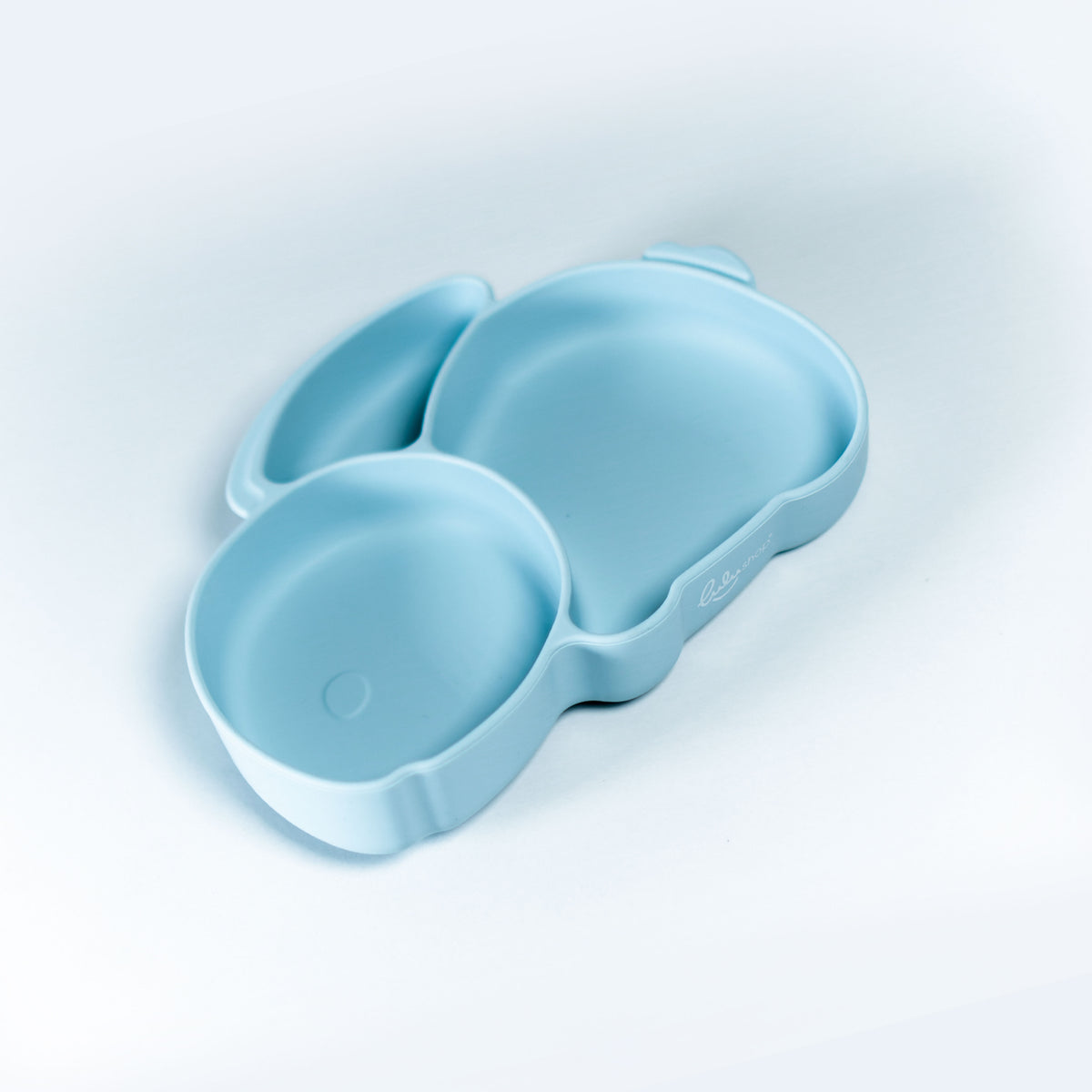 Piatto Ventosa Compartimentato in Silicone Coniglietto – Edgewater Blue