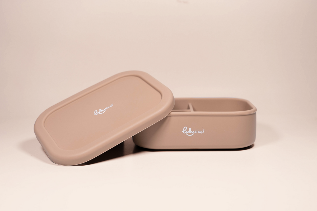 Contenitore Pranzo in Silicone Albicocca Chiara