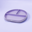 Piatto Compartimentato in Silicone con Ventosa Antiscivolo – Lavender Mist