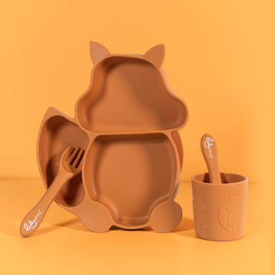 Set Lulushop Diversificare si Hranire 4 piese - Veverita - Reddish Orange