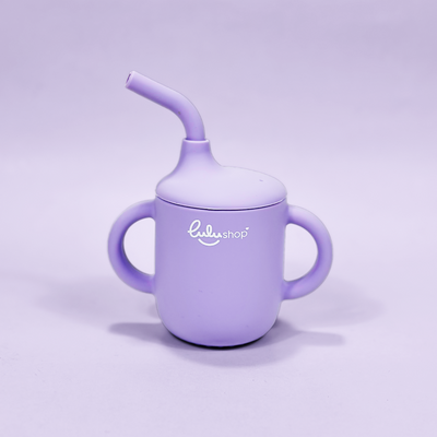 Tazza antigoccia con cannuccia Lavender Mist