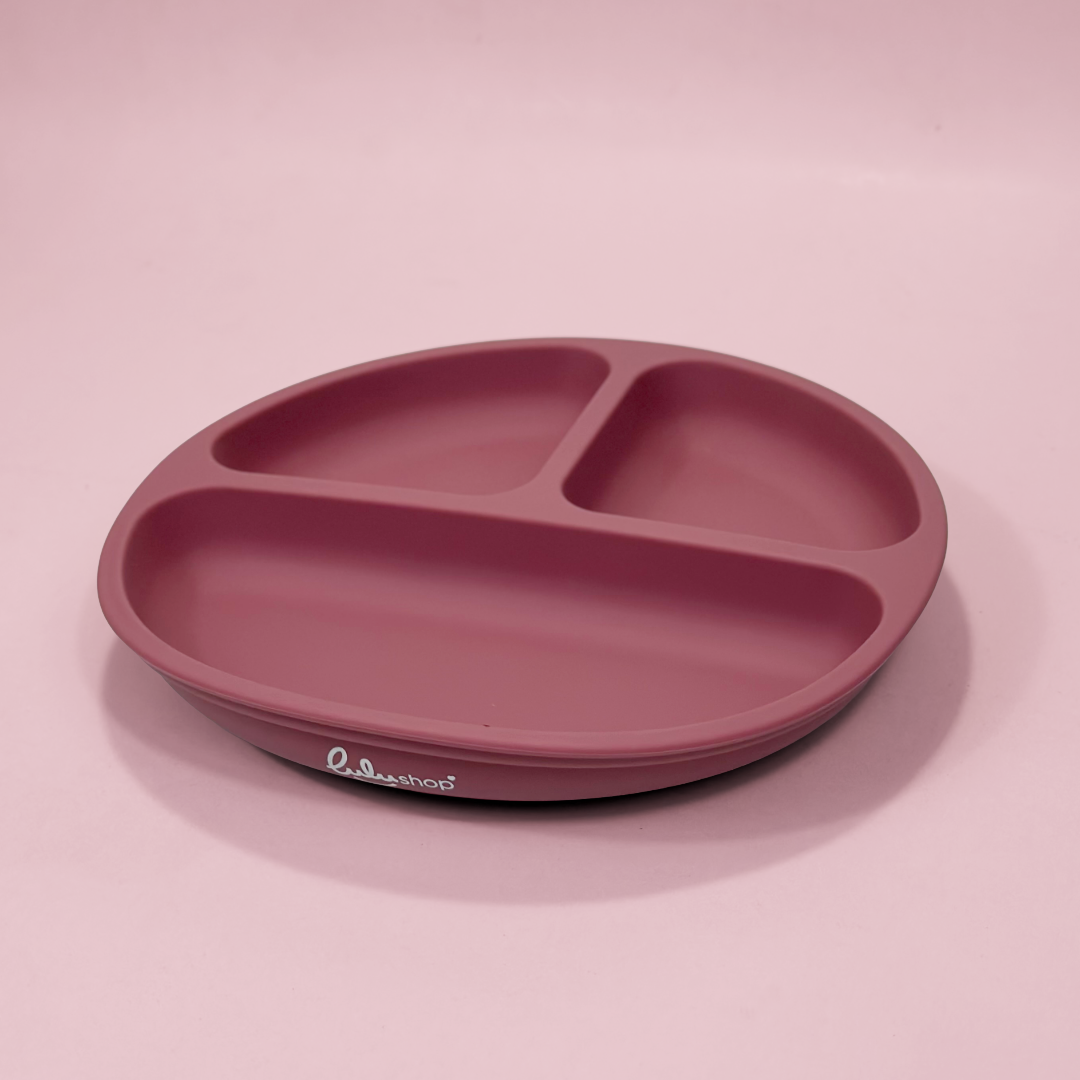 Piatto rotondo in silicone Pink Daisy