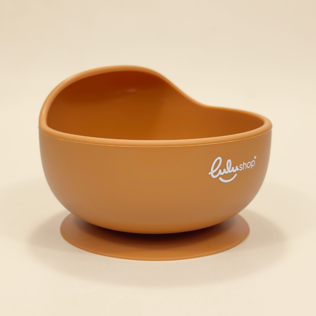 Ciotola in silicone rosso-arancio