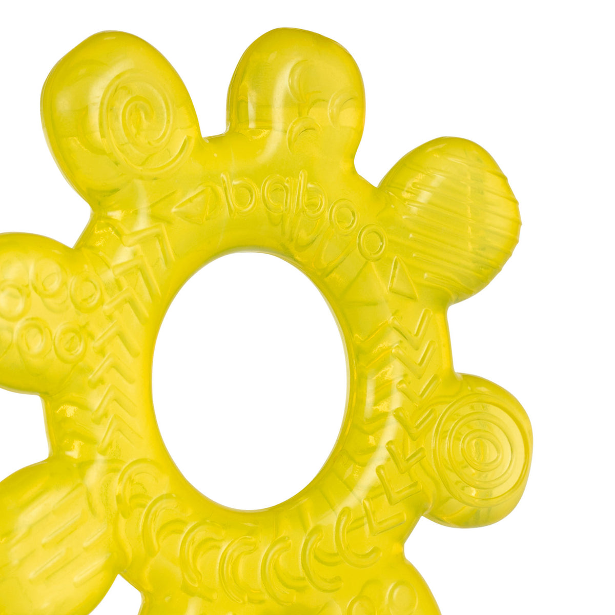 Baboo® Anello gengivale, giocattolo per la dentizione, giallo, 4 mesi+