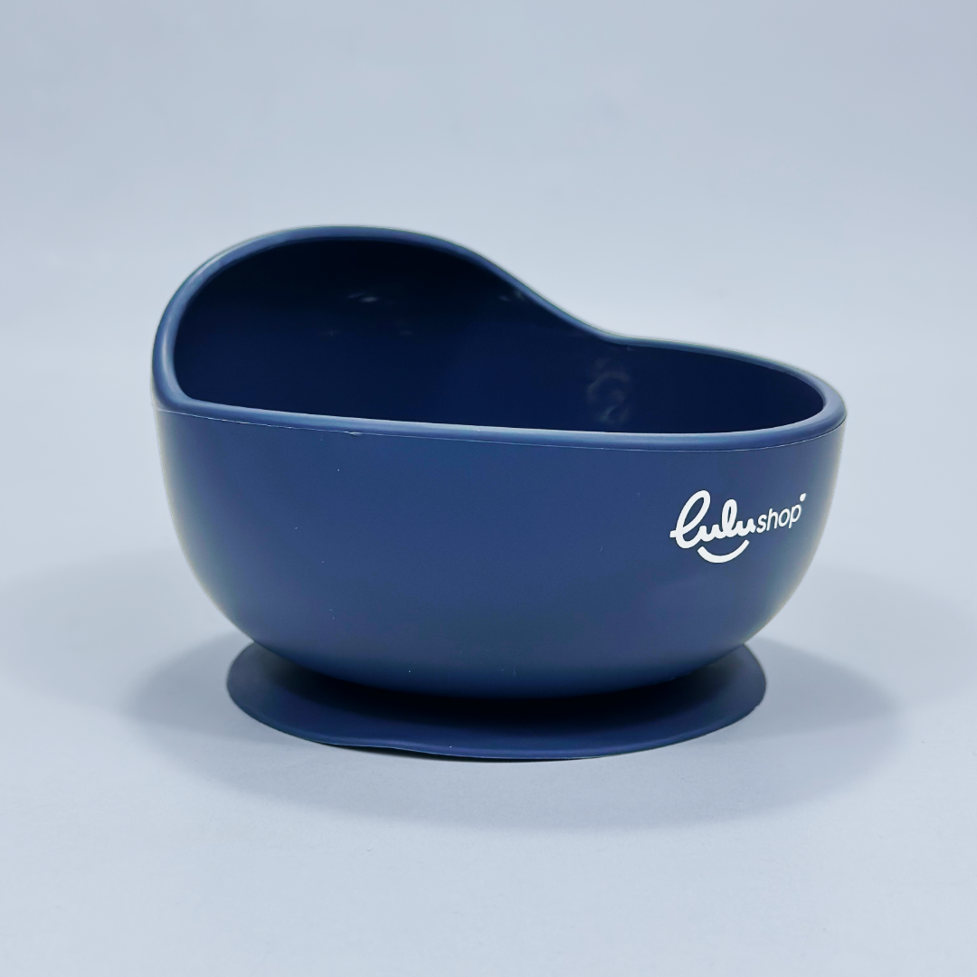 Ciotola in silicone Marble Blue