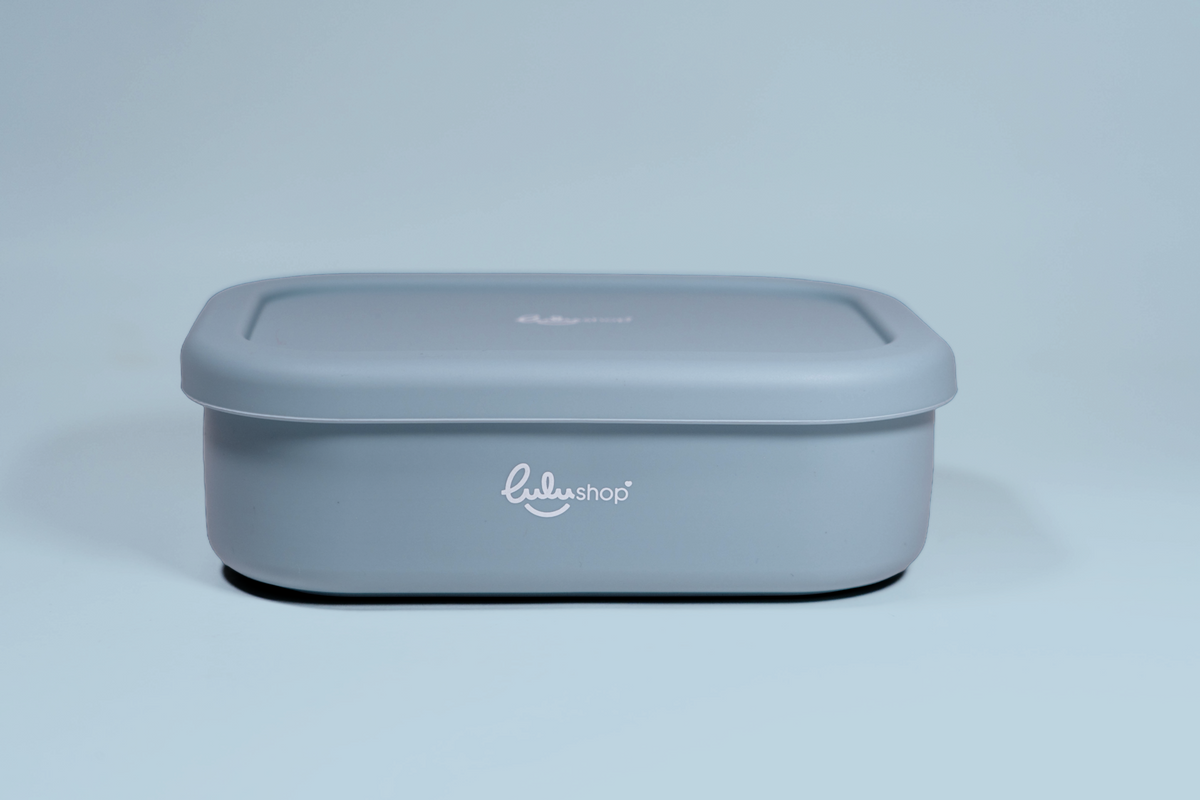 Scatola Pranzo Silicone Light Ocean Blue