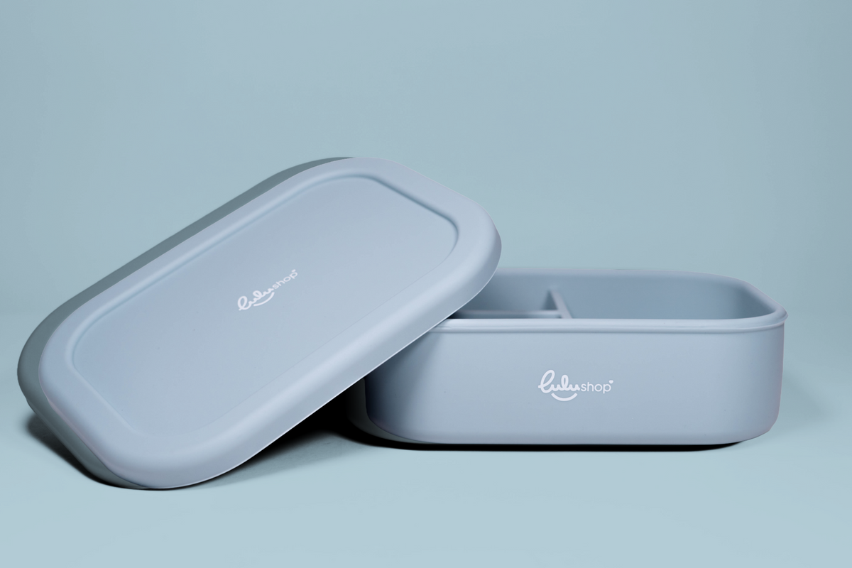 Scatola Pranzo Silicone Light Ocean Blue