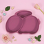 Piatto in silicone a forma di coniglio Pink Daisy