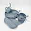 Set Lulushop Diversificazione e Alimentazione 6 pezzi - Gentle Bites - Sky Grey