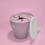 Tazza Pieghevole in Silicone con Coperchio Snack-up Dusty Pink