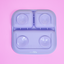 Piatto quadrato in silicone Lavander Mist