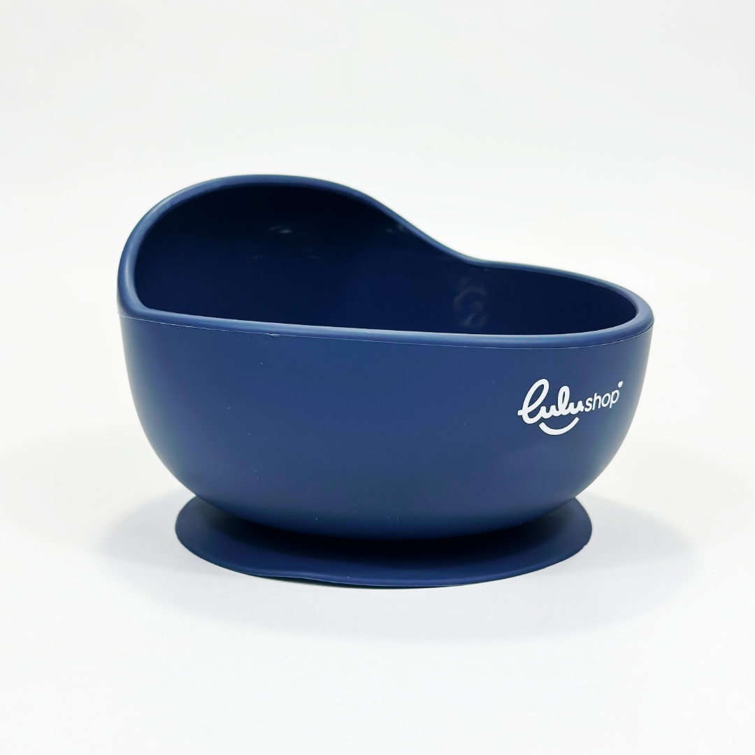 Ciotola in silicone Marble Blue