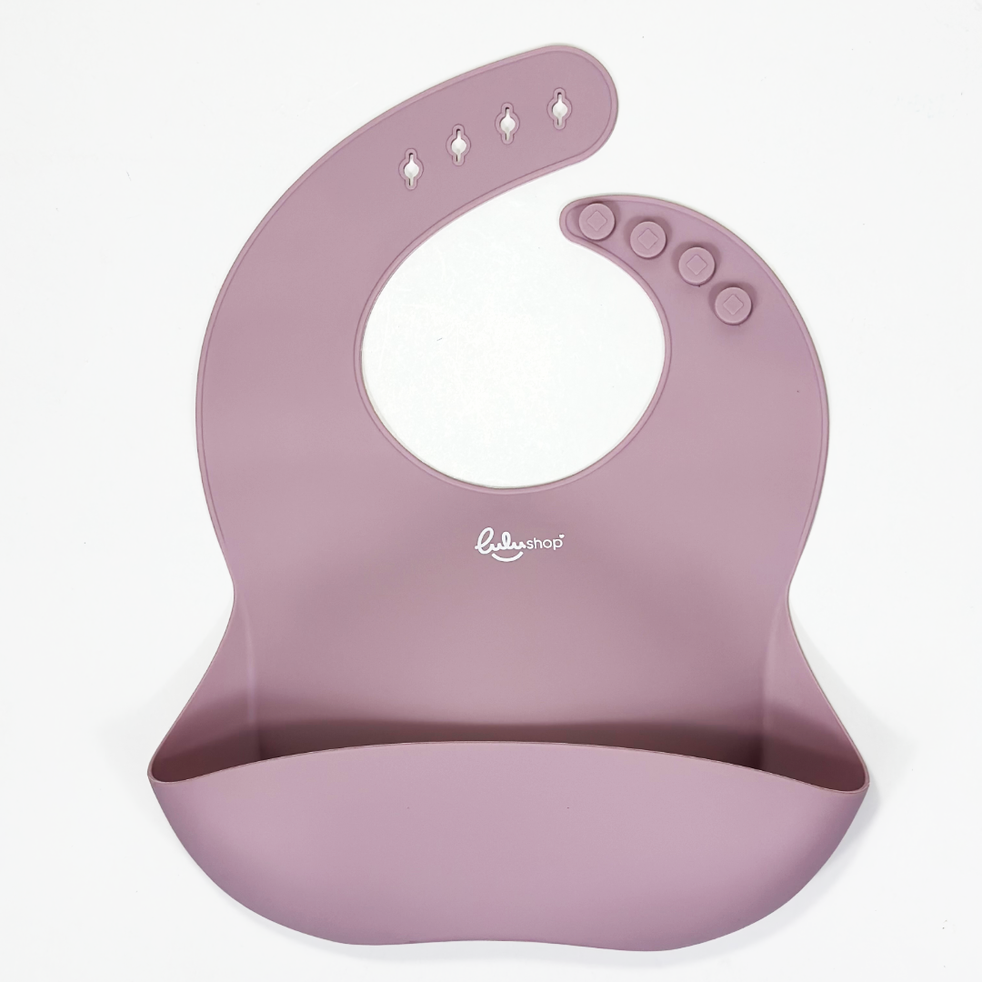 Bavaglino in silicone Dusty Pink