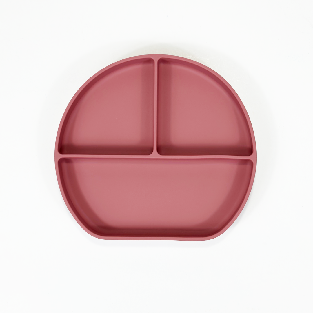 Piatto Rotondo in Silicone Pink Daisy