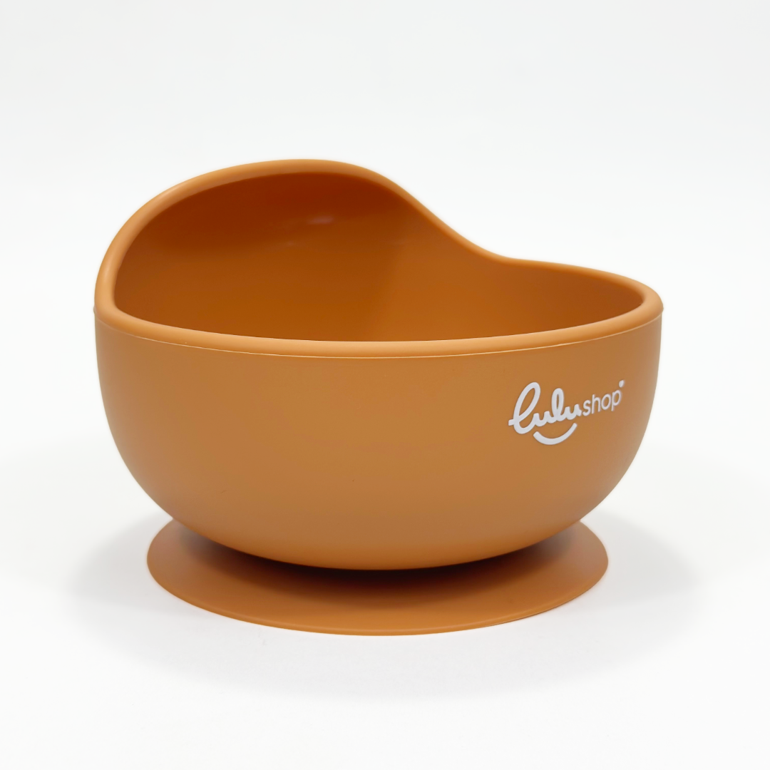 Ciotola in silicone rosso-arancio