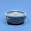 Ciotola in silicone con coperchio Marble Blue