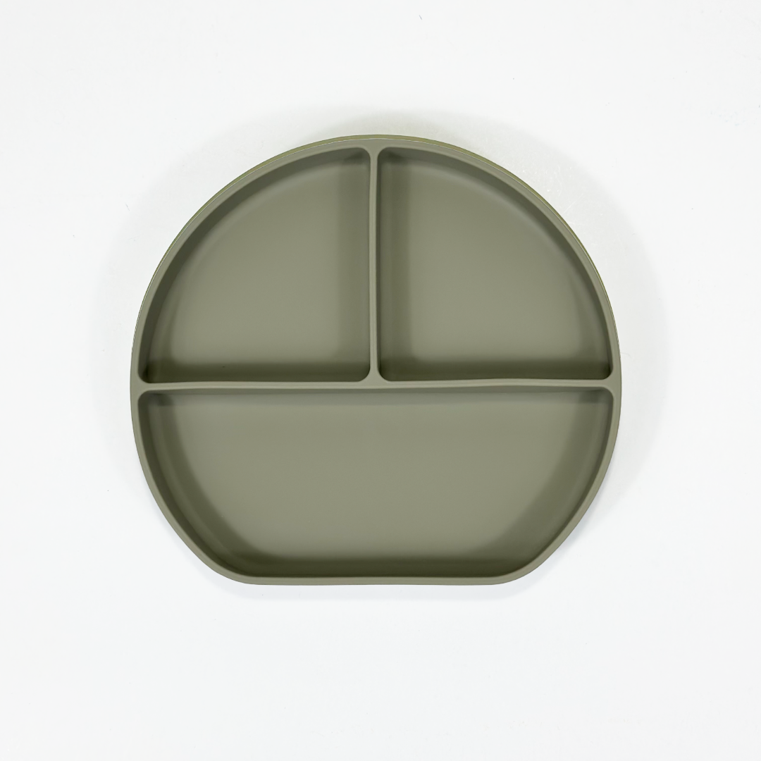 Farfurie Silicon Rotunda Bambus Green