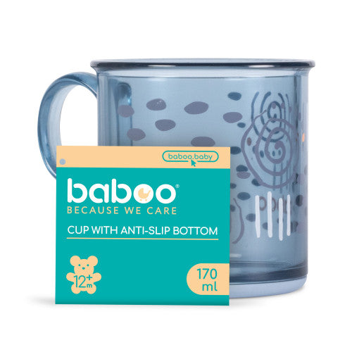 Baboo® Cană pentru copii cu bază anti-alunecare și mâner