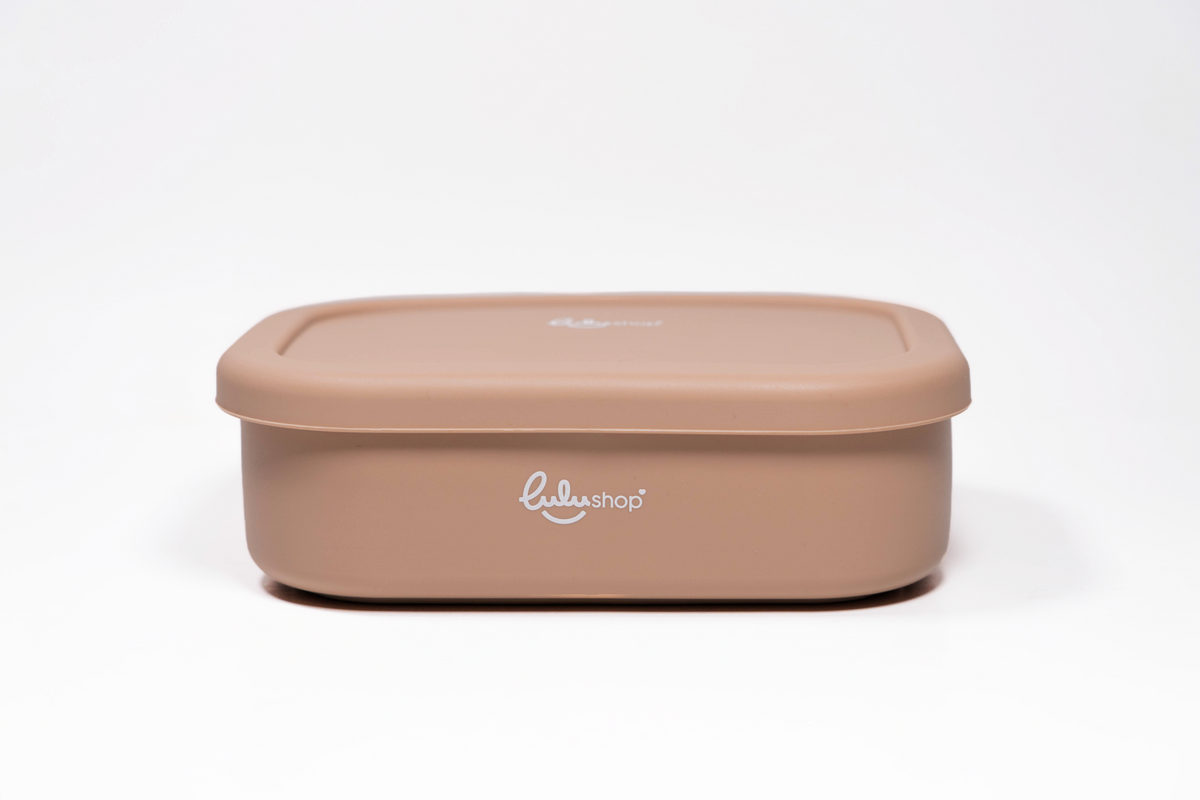 Contenitore Pranzo in Silicone Albicocca Chiara